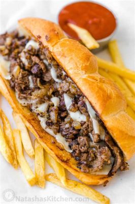  Philadelphia Cheesesteak: Ein Schmelzpot der Aromen, der Sie zum Gaumenschmaus verführt!